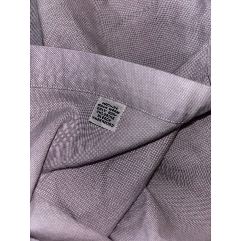 Polo Ralph Lauren Blake Shirt Mens L Lavender Purple Cotton Oxford ButtonDown - Picture 4 of 5